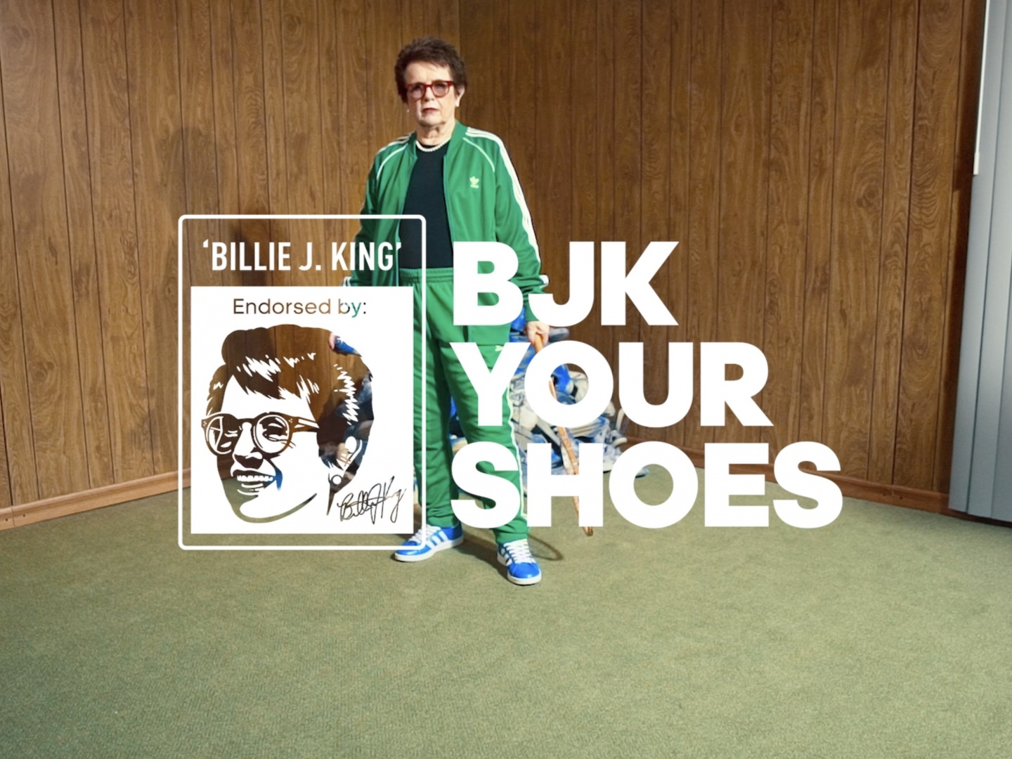 阿迪达斯致敬 billie jean king,定制你的专属"蓝"鞋《billie jean