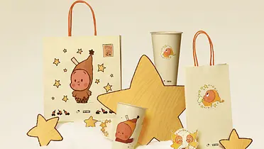 喜茶×泡泡玛特星星人联名上线，闪亮着温暖过冬