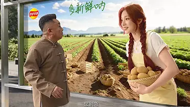 乐事：春收马铃薯片，多新鲜呐！