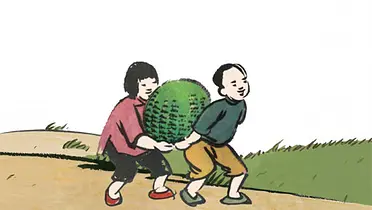 幸运咖×丰子恺水墨动画：种瓜得瓜