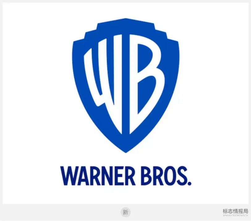 全球最大的电影公司之一的华纳换logo了,感觉像logo减肥成功一样